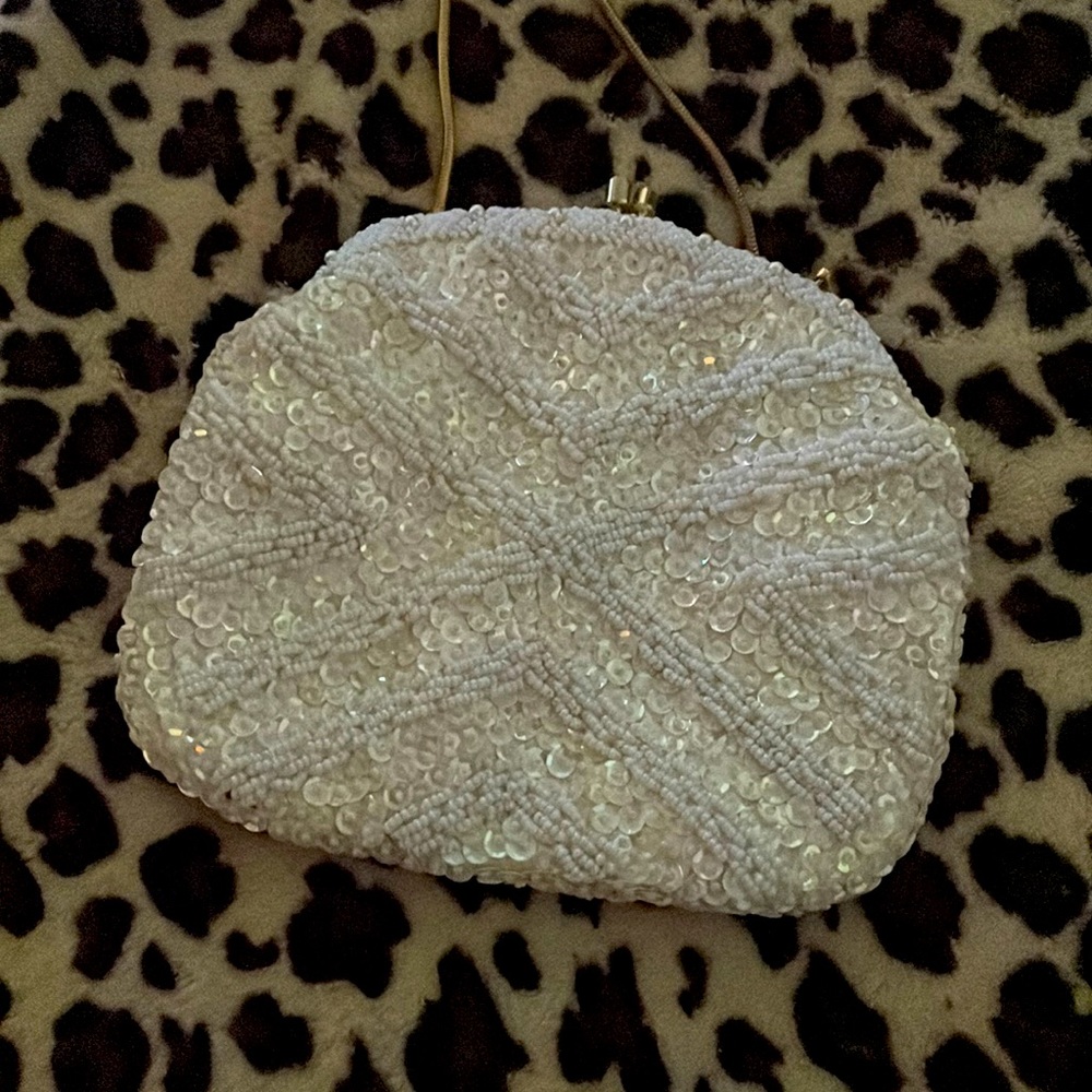 Beaded hand purse